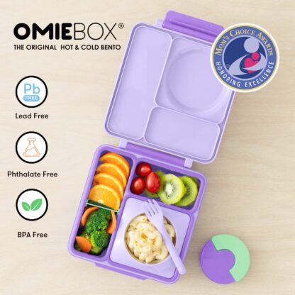 OMIE OMIEBOX Lunch box z termosem Lilac Purple - obrazek 5