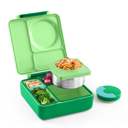 OMIE OMIEBOX Lunch box z termosem Apple Green