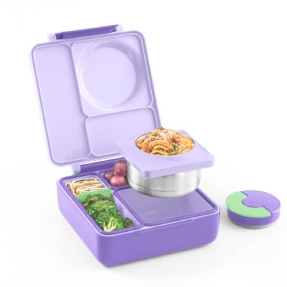 OMIE OMIEBOX Lunch box z termosem Lilac Purple