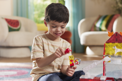 MAGNA-TILES® Klocki Magnetyczne Fire Station 50 el. - obrazek 8