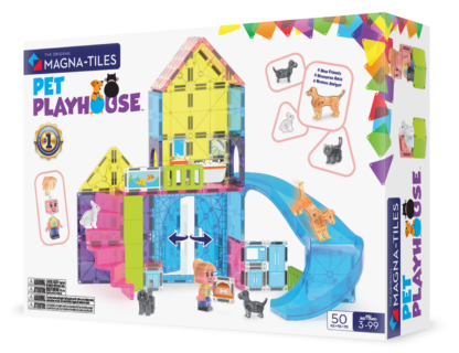 MAGNA-TILES® Klocki Magnetyczne Pet Playhouse 50 el. - obrazek 2