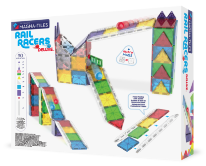 MAGNA-TILES® Klocki Magnetyczne Rail Racers XL 90 el.