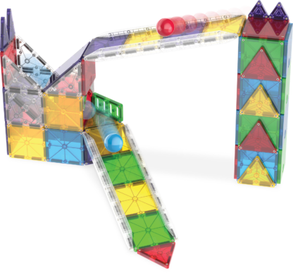 MAGNA-TILES® Klocki Magnetyczne Rail Racers XL 90 el. - obrazek 8