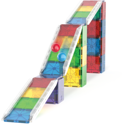 MAGNA-TILES® Klocki Magnetyczne Rail Racers XL 90 el. - obrazek 7