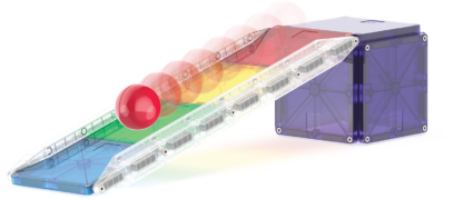 MAGNA-TILES® Klocki Magnetyczne Rail Racers XL 90 el. - obrazek 6