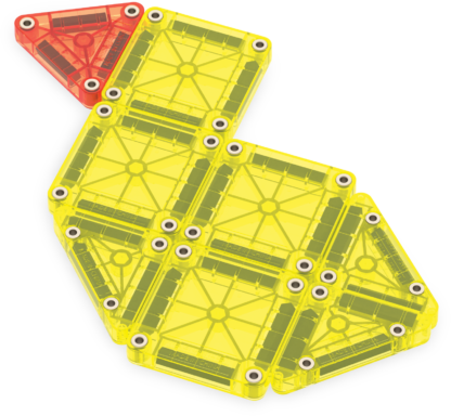 MAGNA-TILES® Klocki Magnetyczne Travel microMAGS XL 55 el. - obrazek 5
