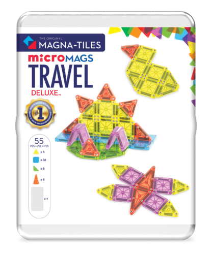 MAGNA-TILES® Klocki Magnetyczne Travel microMAGS XL 55 el. - obrazek 3