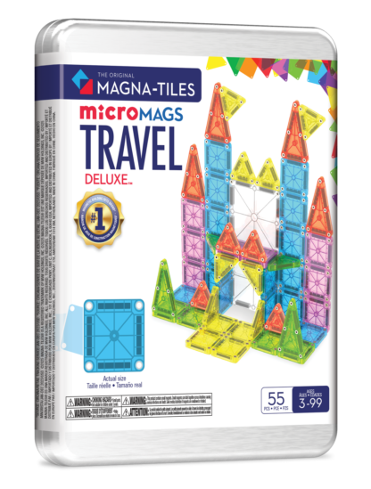 MAGNA-TILES® Klocki Magnetyczne Travel microMAGS XL 55 el. - obrazek 2