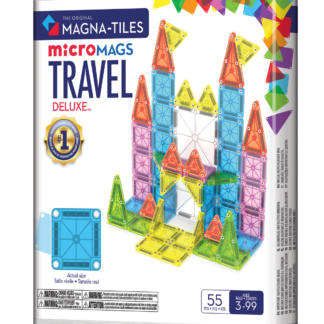 MAGNA-TILES® Klocki Magnetyczne Travel microMAGS XL 55 el.