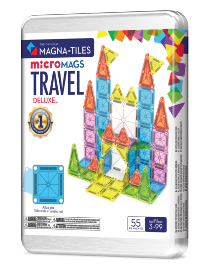MAGNA-TILES® Klocki Magnetyczne Travel microMAGS XL 55 el.