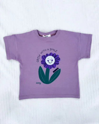 KID STORY T-Shirt z bawełny organicznej Joyful Blossom