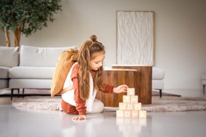 KIDZROOM Worek plecak Beary Excited Brown - obrazek 6