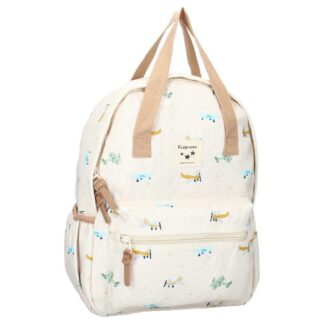 KIDZROOM Plecak dla dzieci L Small Aeroplane Beige