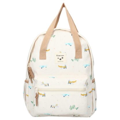 KIDZROOM Plecak dla dzieci L Small Aeroplane Beige - obrazek 2