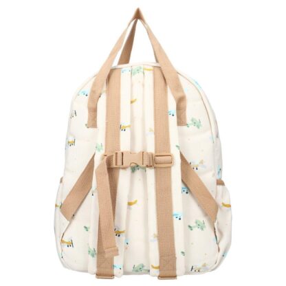 KIDZROOM Plecak dla dzieci L Small Aeroplane Beige - obrazek 4