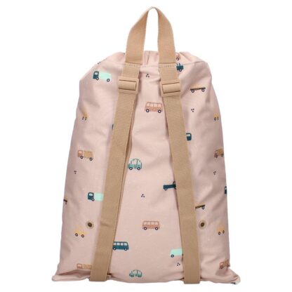 KIDZROOM Worek plecak Sweet Cars brown - obrazek 4