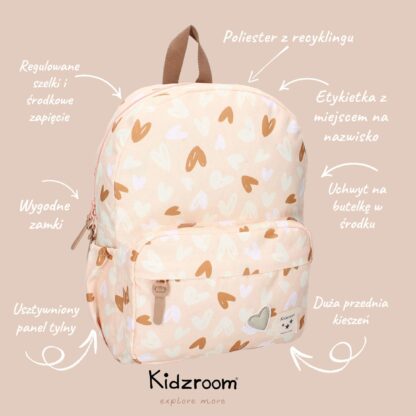 KIDZROOM Plecak dla dzieci L Loving Days pink - obrazek 6