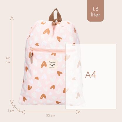 KIDZROOM Worek plecak Loving Days Pink - obrazek 7