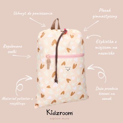 KIDZROOM Worek plecak Loving Days Pink - obrazek 6