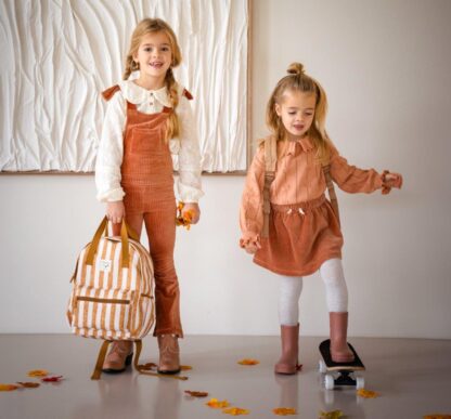 KIDZROOM Plecak dla dzieci L Stripe Frenzy Brown - obrazek 8