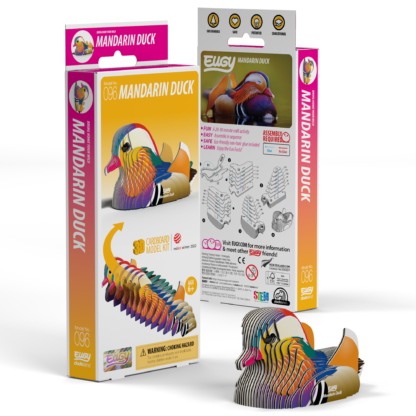 Eugy Kaczka Mandarynka Eugy Eko Układanka 3D - obrazek 7