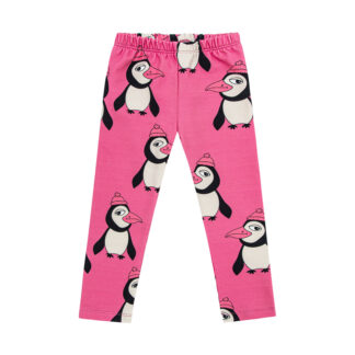 DEAR SOPHIE Pingwin Różowy Legginsy