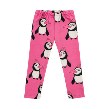 DEAR SOPHIE Pingwin Różowy Legginsy