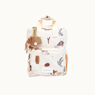 Play and store Mini plecak z regulowanymi uchwytami Beżowy