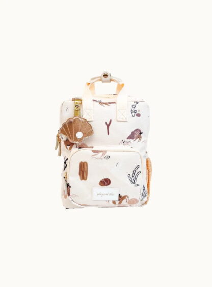 Play and store Mini plecak z regulowanymi uchwytami Beżowy