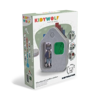 KIDYWOLF Edukacyjna stacja pogodowa KIDYWEATHER - obrazek 3