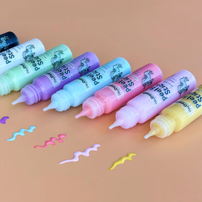 HeyDoodle Brokatowa Farba do Tworzenia Naklejek Peel & Stick Paint - obrazek 3