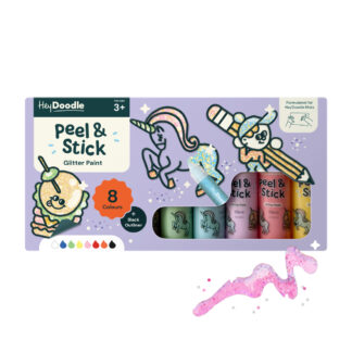 HeyDoodle Brokatowa Farba do Tworzenia Naklejek Peel & Stick Paint