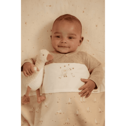 Little Dutch Przytulanka gąska 25 cm Newborn Naturals - obrazek 3