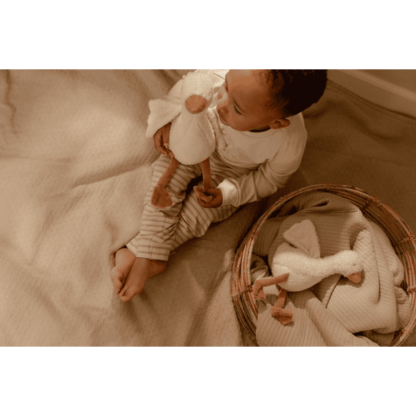 Little Dutch Przytulanka gąska 25 cm Newborn Naturals - obrazek 9