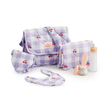 Tiny Harlow Torba z akcesoriami dla lalek Lilac Cherry - obrazek 4