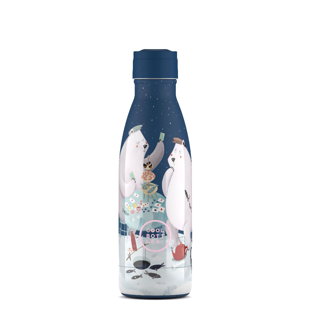 Cool Bottles Butelka termiczna Kids 350 ml Polar Bears - obrazek 3
