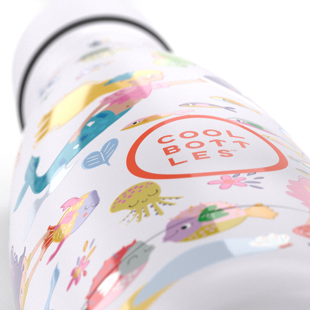 Cool Bottles Butelka termiczna Kids 350 ml Sweet Mermaids - obrazek 4