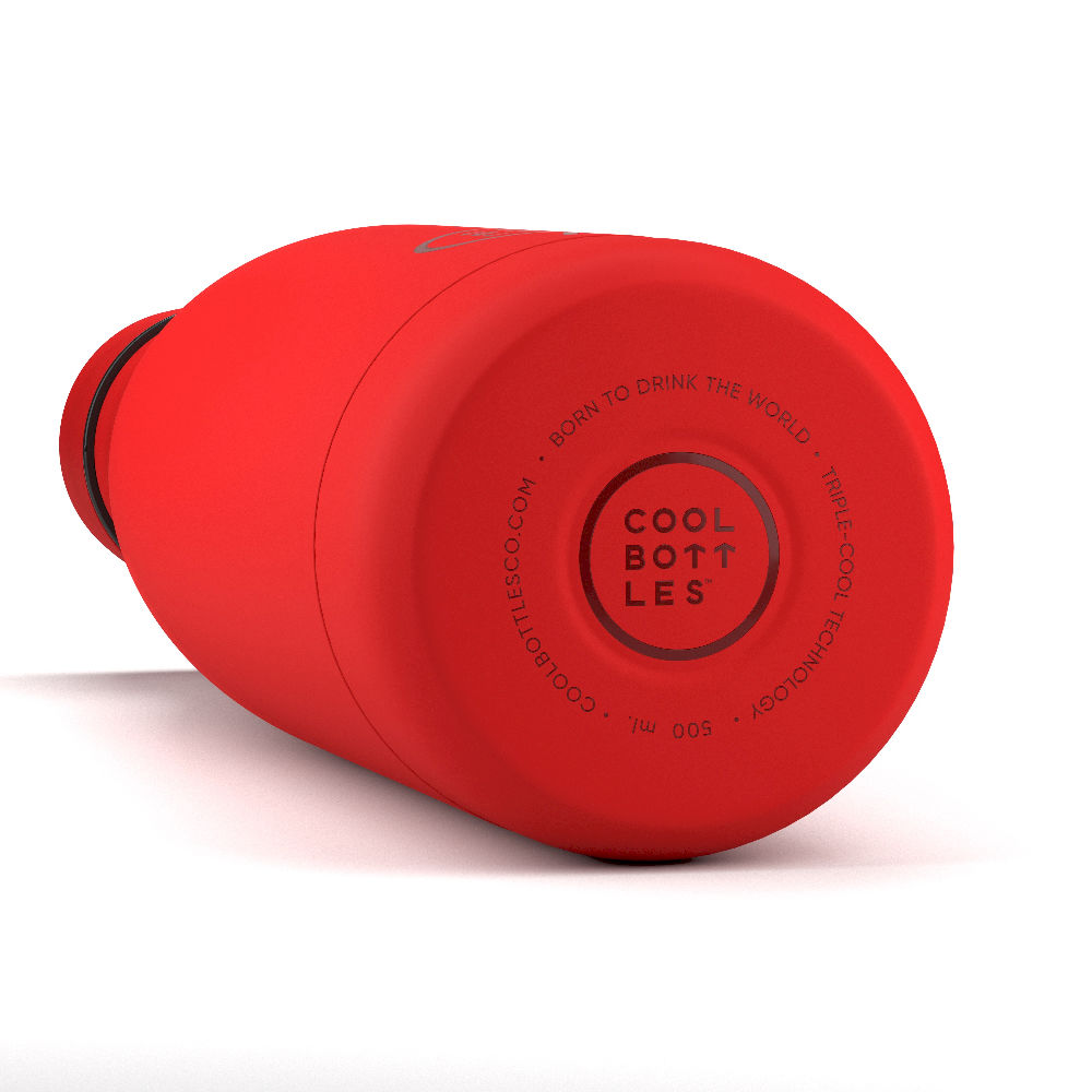 Cool Bottles Butelka termiczna 500 ml Vivid Red - obrazek 4