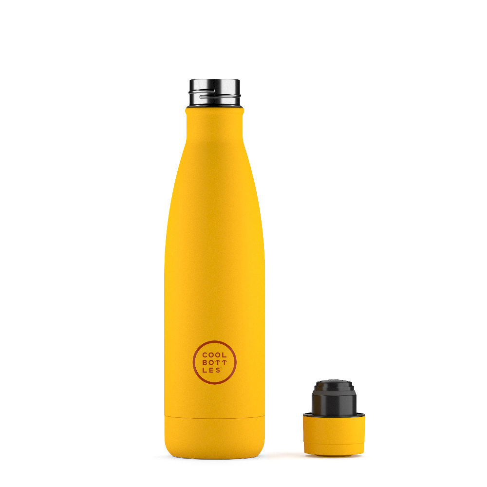 Cool Bottles Butelka termiczna 500 ml Vivid Yellow - obrazek 3
