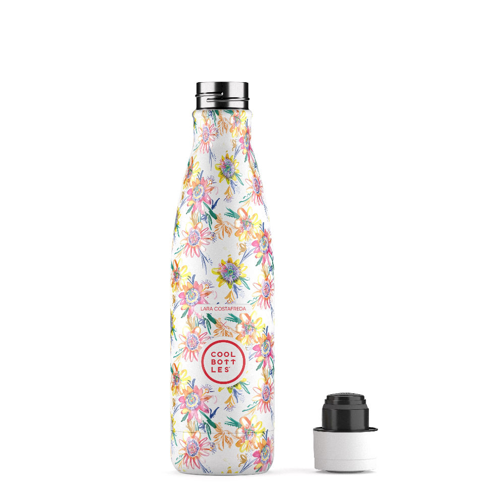 Cool Bottles Butelka termiczna Xclusive! 500 ml Lara Costafreda – Secret Blossoms - obrazek 3