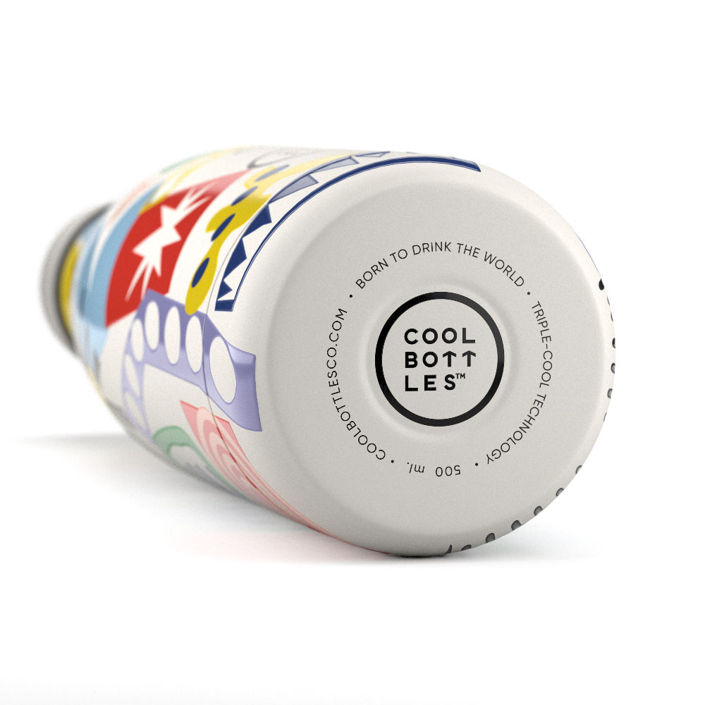 Cool Bottles Butelka termiczna Xclusive! 500 ml Eddie Baehr – Electric Garden - obrazek 4