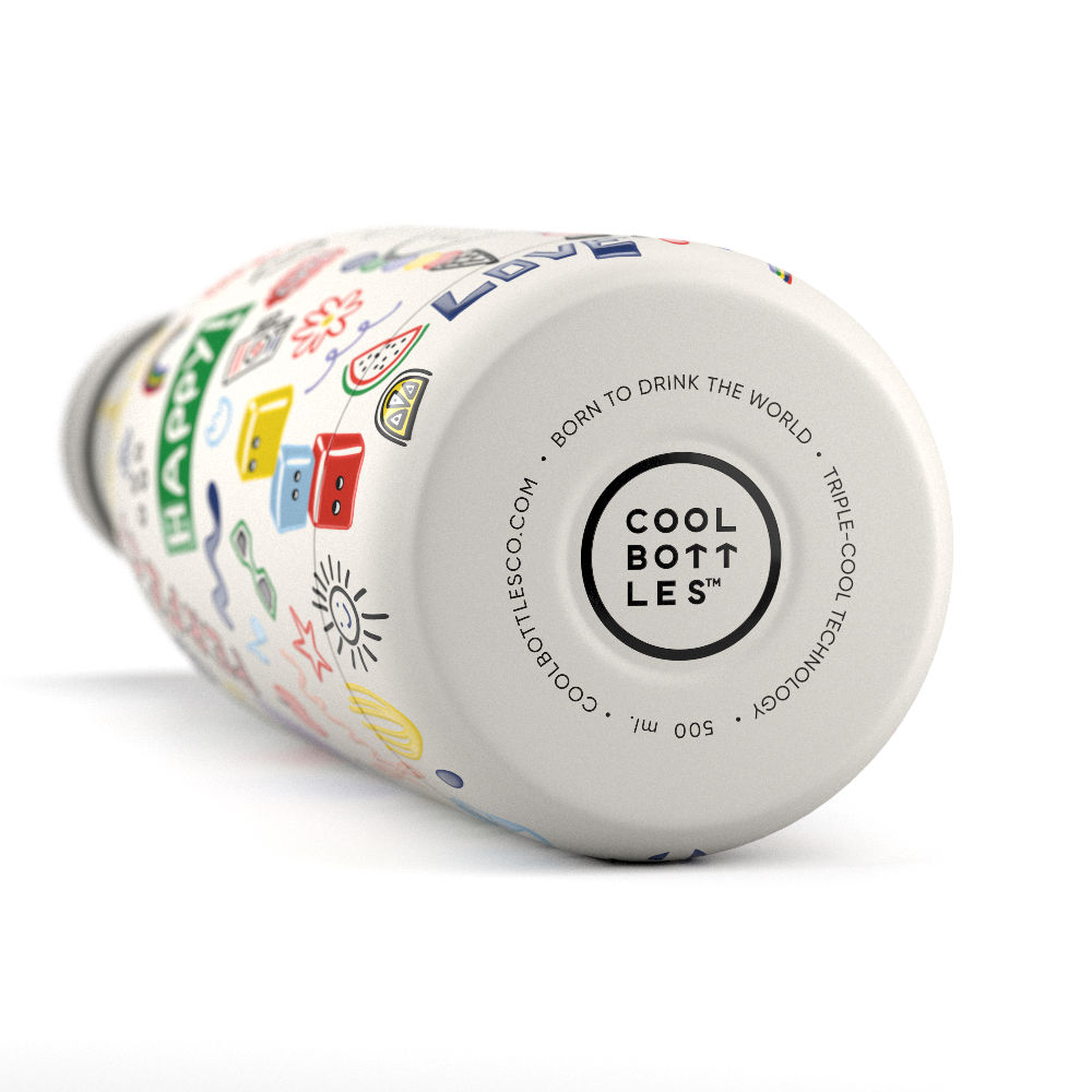 Cool Bottles Butelka termiczna Xclusive! 500 ml Eddie Baehr – Good Vibes - obrazek 4