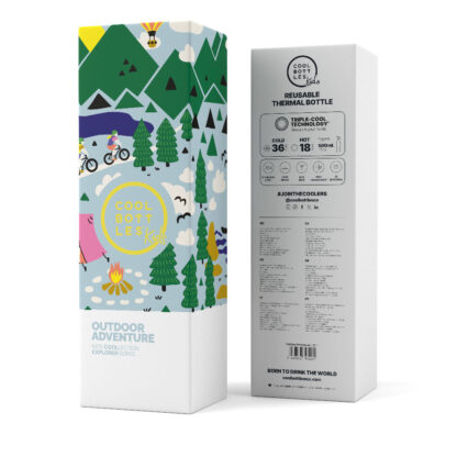 Cool Bottles Butelka termiczna Kids 500 ml Outdoor Adventure - obrazek 5