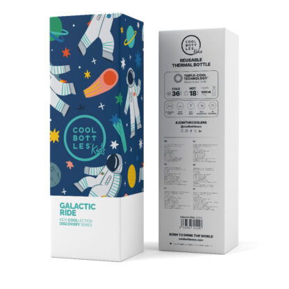 Cool Bottles Butelka termiczna Kids 500 ml Galactic Ride - obrazek 5