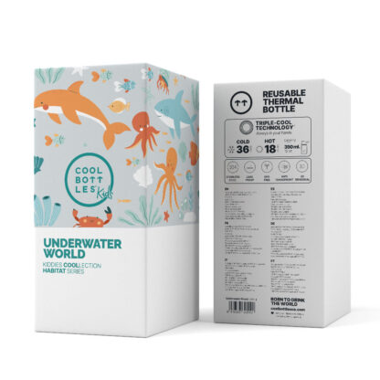 Cool Bottles Butelka termiczna Kiddies 350 ml Underwater World - obrazek 5