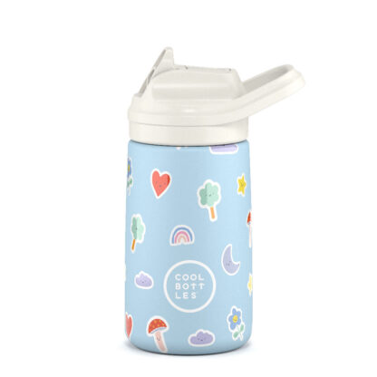 Cool Bottles Butelka termiczna Kiddies 350 ml Rainbow Clouds - obrazek 3