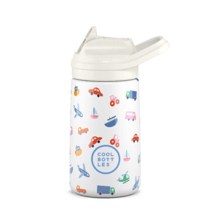 Cool Bottles Butelka termiczna Kiddies 350 ml Little Wheels - obrazek 3