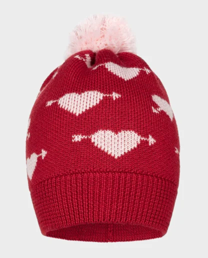 KID STORY Czapka z wełny merino SWEET HEART