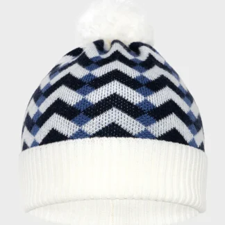 KID STORY Czapka z wełny merino Chevron