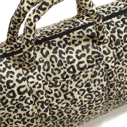 La Millou Torba Weekendowa Ortalion LEOPARD CREAM by Magdalena Lamparska - obrazek 2